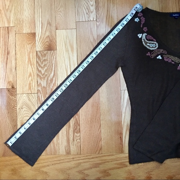 Reitmans embroidered sweater with bell sleeve - Picture 6 of 8